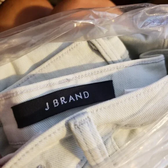 NWOT J Brand Joan Crop High Rise Jeans Powdered Wide Leg Size 27 - Picture 5 of 8